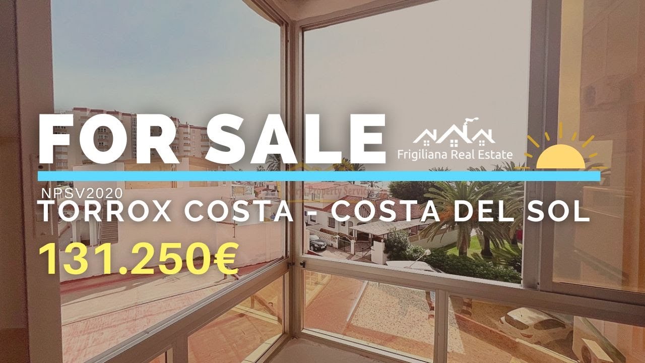 ⛱ Beach Front Apartment FOR SALE / Apartamento frente al mar EN VENTA [Torrox-Costa] 💰131.250 €
