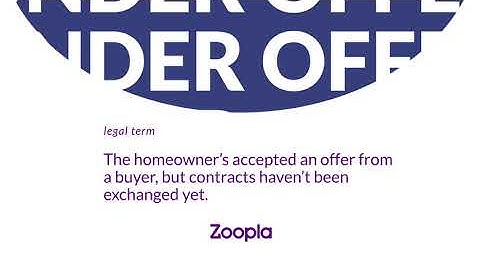 Property jargon buster from Zoopla: Under offer