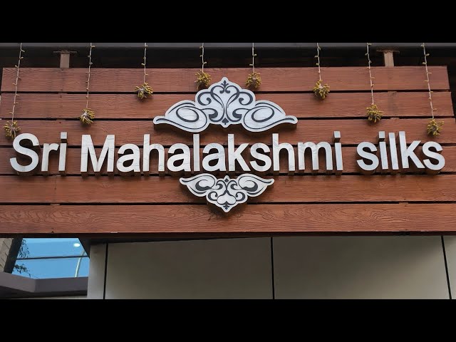 Vlog My shopping experience in Sri Mahalakshmi Silks T nagar