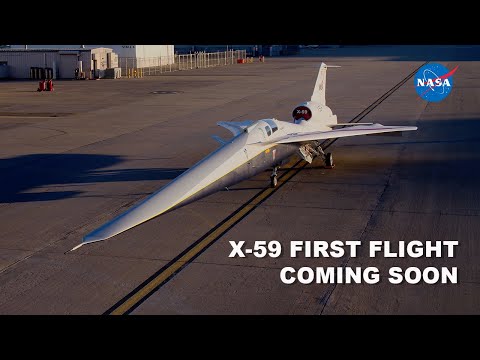 NASA’s Newly Unveiled X-59 Quiet Supersonic Plane Eyes First Flight (Trailer)
