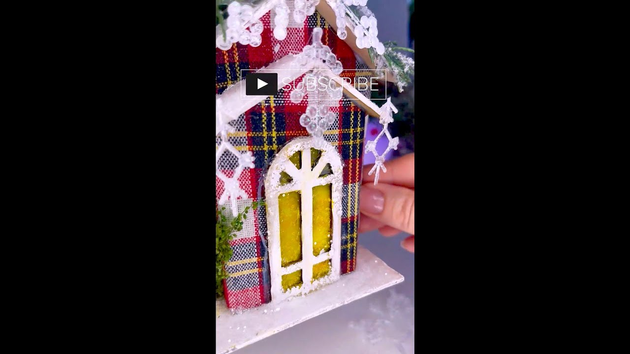 DIY Décor from dollar tree to a Christmas fairytale house 