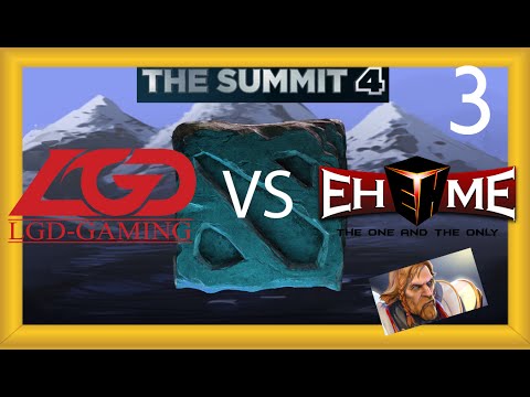 LGD vs EHOME - Game 3 - Summit 4 CN - Basskip &amp; Winter