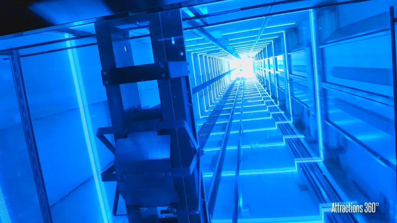 Awesome Elevator Ride up to top of Amsterdam Lookout Tower - A’DAM LOOKOUT