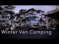 Solo winter van escape  4wd van life