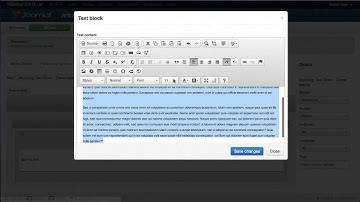 Joomla! YEEditor - Drag & Drop Editor - 14 Text Block Demo