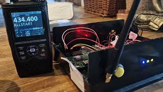 ICOM ID-52 Allstar Node (home made) on Hubnet