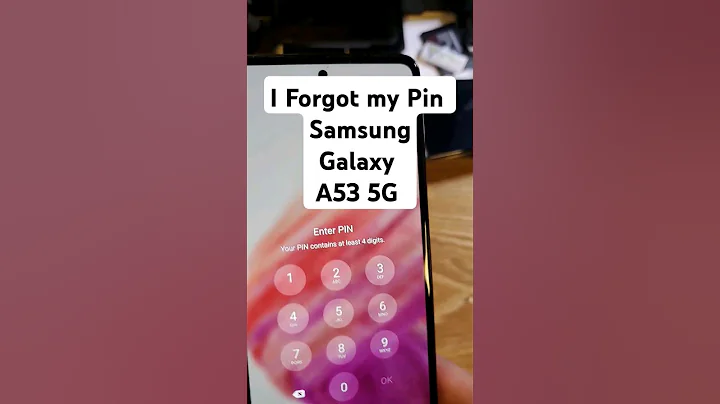Samsung Galaxy A53 5G ⚠️ I Forgot my Pin Pattern or Password ⚠️