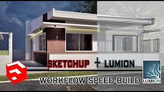 Minimal One-Storey Home Concept - Speed Build Sketchup To Lumion Render