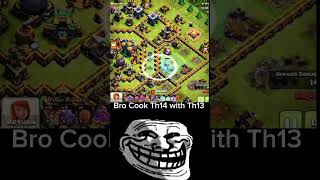 This army is most powerful 🗿 Cook Th14 with Th13... #coc @sumit007 @prettexgaming #clashofclans