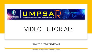 UMPSA-IR: ITEM DEPOSIT