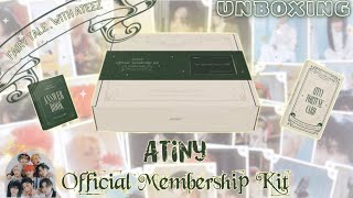 РАСПАКОВКА СКАЗОЧНОГО ЧЛЕНСТВА ATEEZ 2023 ✨ UNBOXING Atiny membership kit 2023 #ateez #binder #kpop