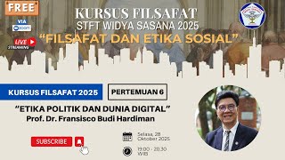 Download lagu Etika Politik dan Dunia Digital - Prof. Dr. Fransisco Budi Hardiman