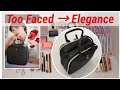 【雑誌付録】Eleganceのすごいポーチ！Too Facedポーチから40点コスメを全入れ替えしながら比較レビュー