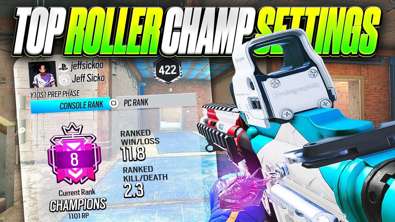 JEFFSICKO *UPDATED* Controller Champion Settings & Sensitivity For ZERO RECOIL - Rainbow Six Siege