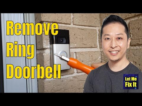How to remove an installed Ring Doorbell - YouTube