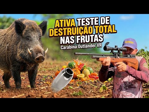💥 DESTRUIÇÃO TOTAL! Teste de Impacto com a Carabina Outlander VR