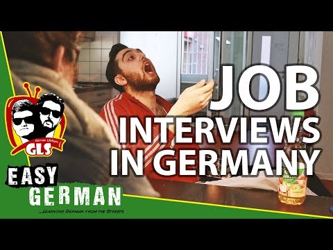 Job Interviews in Germany /w German LifeStyle GLS | Easy German 238