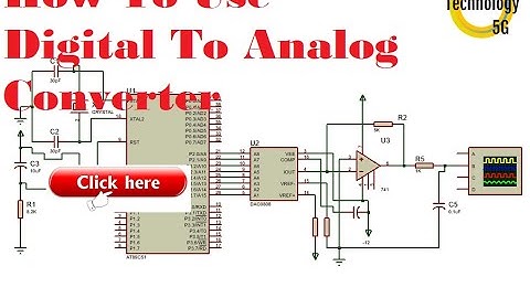 Microcontroller 8051 Project 38 How To Interface DAC | How to Generate Pure Sinewave