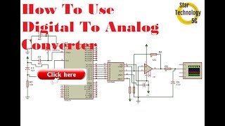 Microcontroller 8051 Project 38 How To Interface DAC | How to Generate Pure Sinewave