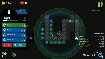 Infinite Tower Defence  ( Android / iOS / Mobile ) Gameplay Review Trailer ! [HD]