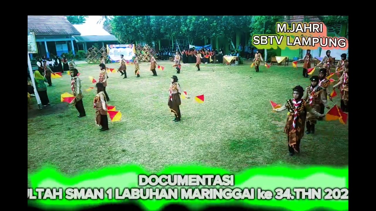 DIES NATALIS 34 SMAN 1 LABUHAN MARINGGAI LAMTIM THN 2024