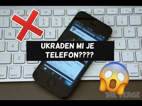 Video: Što Učiniti Ako Vam Je Telefon Ukraden