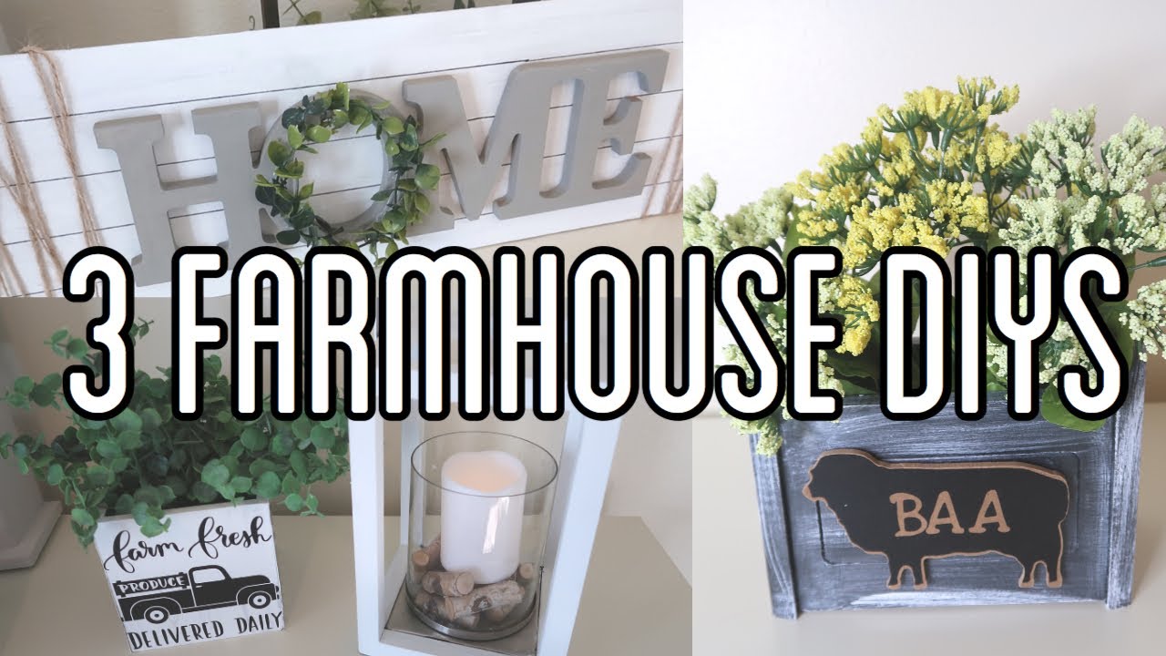 Dollar Tree DIY Farmhouse Home Decor | Thrift Flip DIYs | Trash to ...