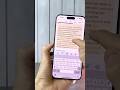 SECRET 3-fingers text MENU on iPhone