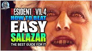 BEST HOW TO BEAT Ramon Salazar Boss EASY GUIDE | Resident Evil 4 REMAKE Resimi