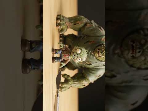 Cutting Little Zombie Plants vs Zombies - asmr video By Krash