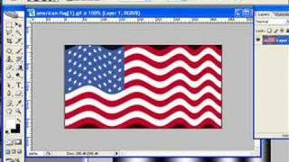 Adobe Photoshop - Wavy Flag screenshot 5