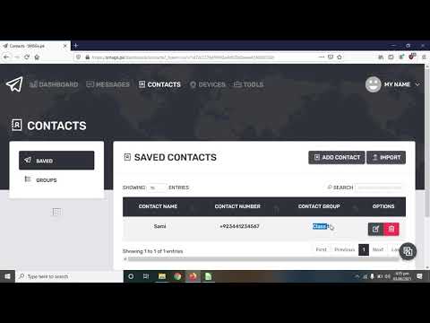 Adding Contacts To SmsGo.pk - Import From Excel