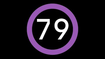 79-Second Countdown Timer - Dark Background + Circular Progress Bar + Ending Sound