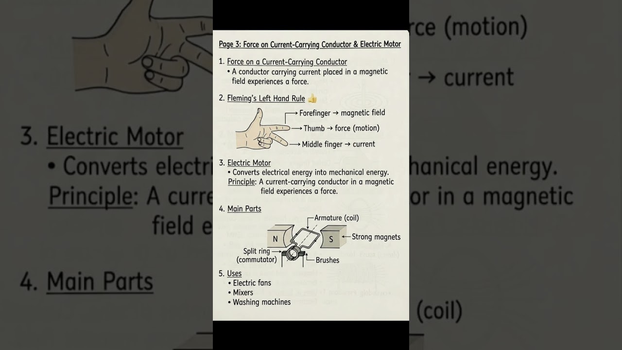 Magnetic effect of electric current