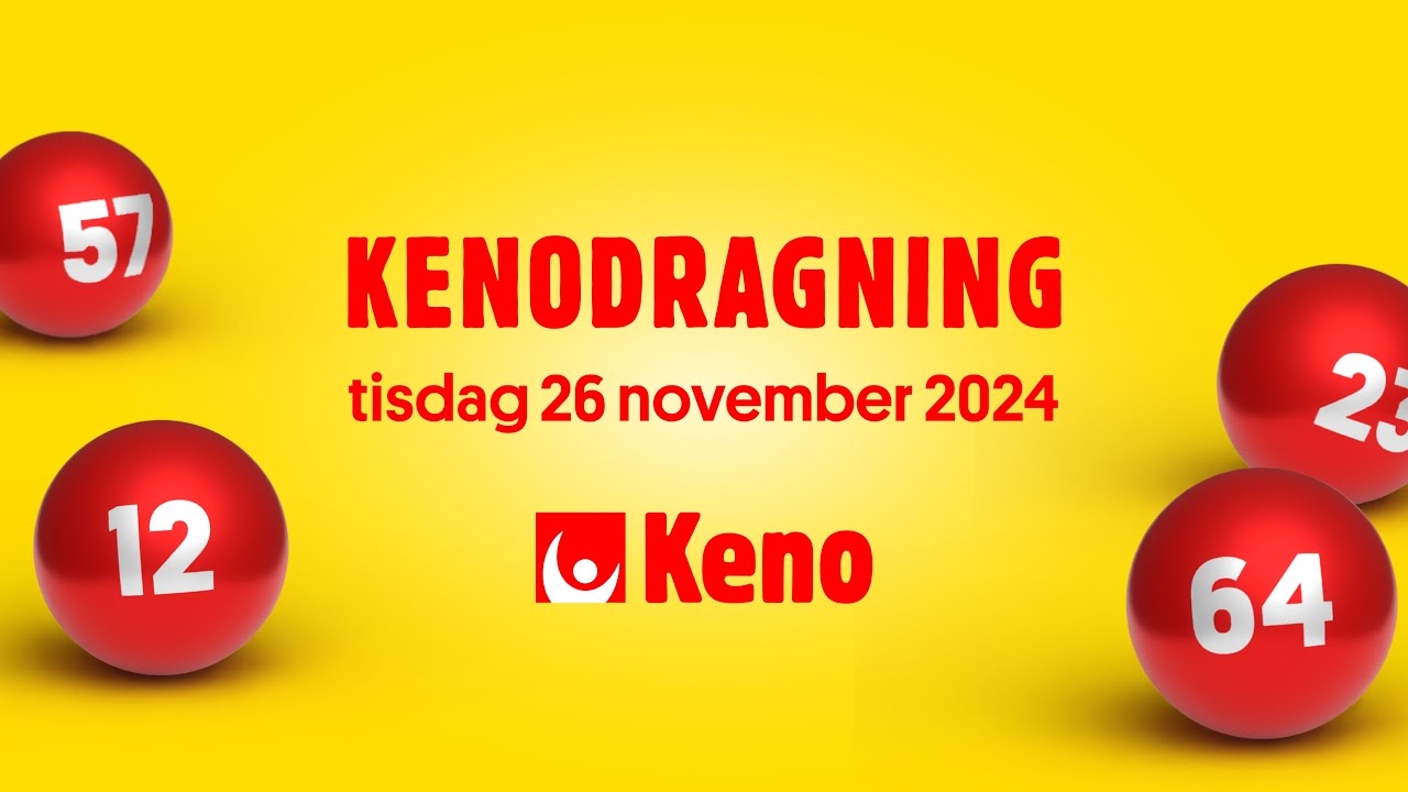 Keno tisdag 26 november 2024 | Kenodragningen - YouTube