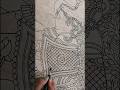 MADHUBANI Elephant Painting🐘✒️🤗#shorts #shortvideo #video #trending #viral #madhubanipainting #art