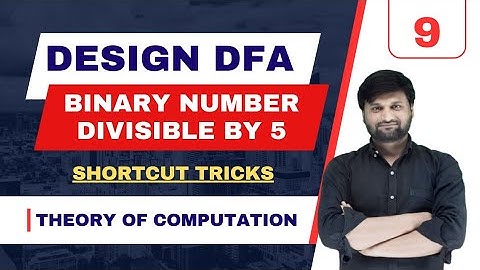 Design DFA binary Numbers Divisible by 5 |DFA | Finte Automat(FA) |TOC| FLAT|Shortcut Tricks