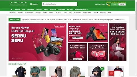 APLIKASI MARKETPLACE MULTI SELLER DAN MULTI BUYER SEPERTI BUKALAPAK DAN LAZADA.