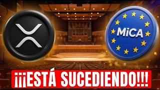 La UE acaba de CONFIRMAR lo que le espera a XRP | ¡Gran actualización de noticias!