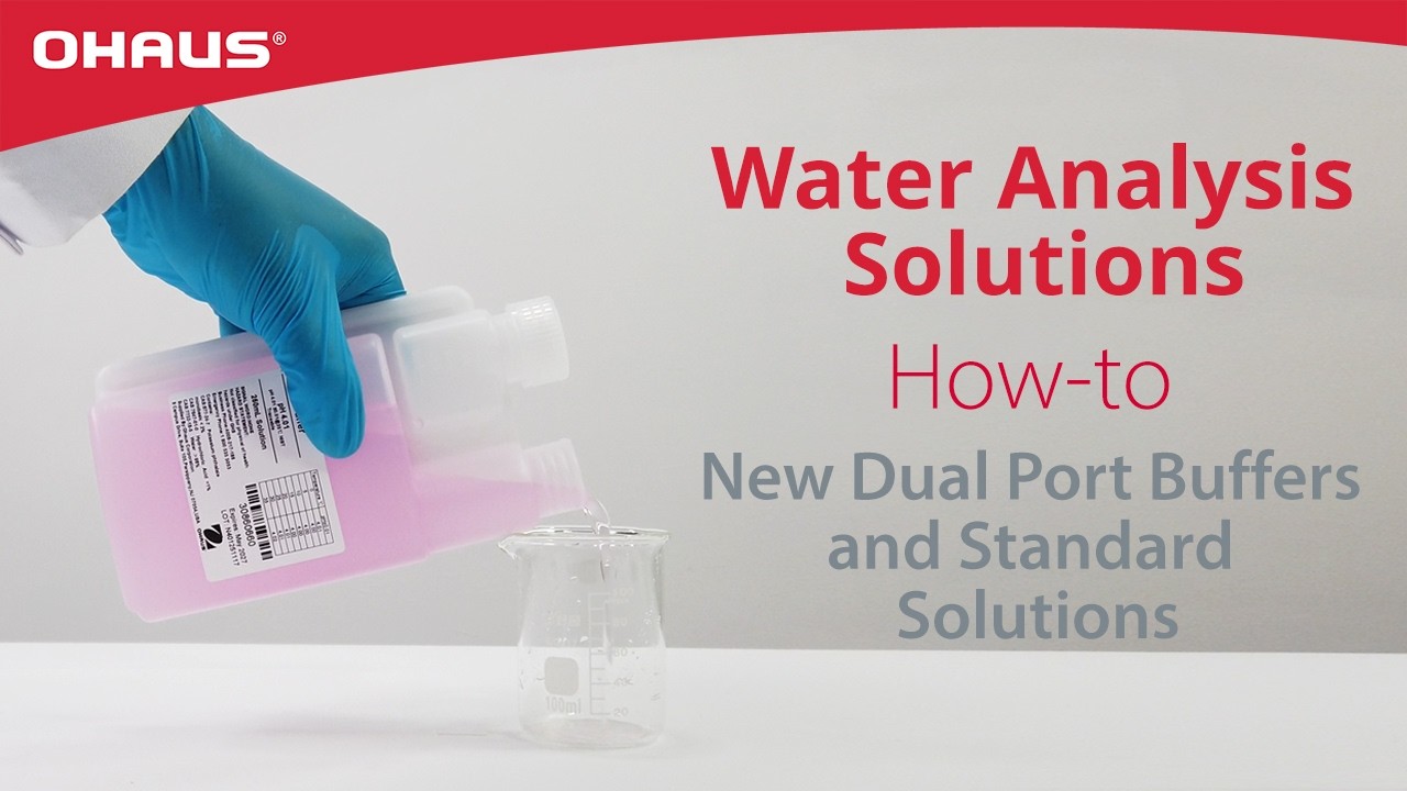 How To: New Dual Port Buffers and Standard Solutions - Water Analysis ...