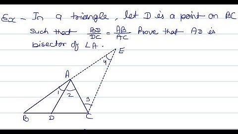 class 10  math  R S aggarwal  || converse of angle bisector theorem triangle question part 20
