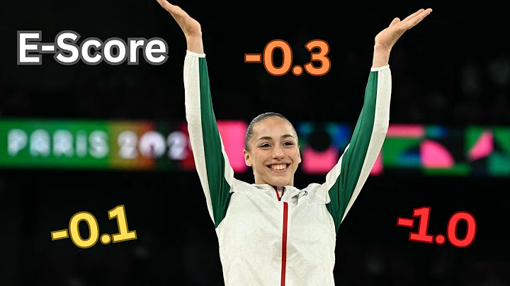 E-Score Analysis: Kaylia Nemour🥇at 2024 Paris Olympics Uneven Bars Final