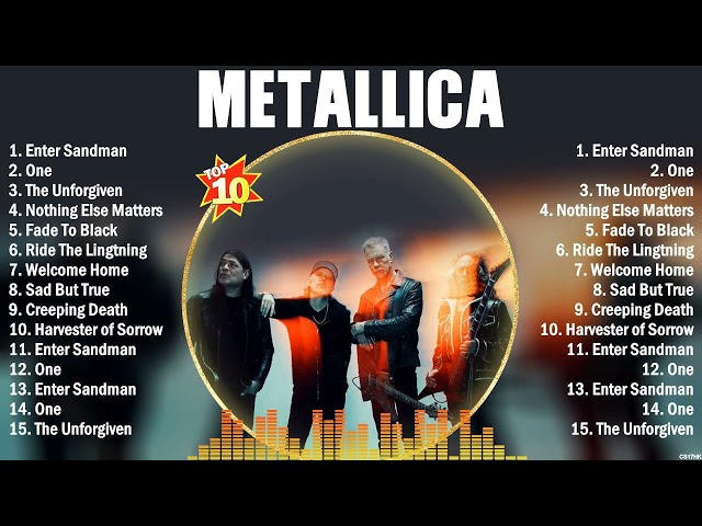 Metallica Greatest Hits Playlist Full Album ~ Best Rock Rock Songs Collection Of All Time class=