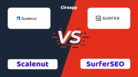 Scalenut vs SurferSEO - Which One is Better? #ciroapp