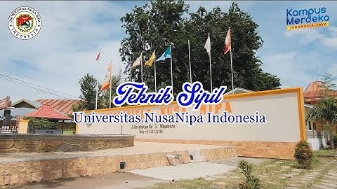Video Profil Program Studi Teknik Sipil Universitas Nusa Nipa
