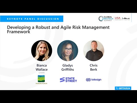 Global RegTech Summit USA 2024 - Developing a Robust and Agile Risk Management Framework - video from FinTech Global