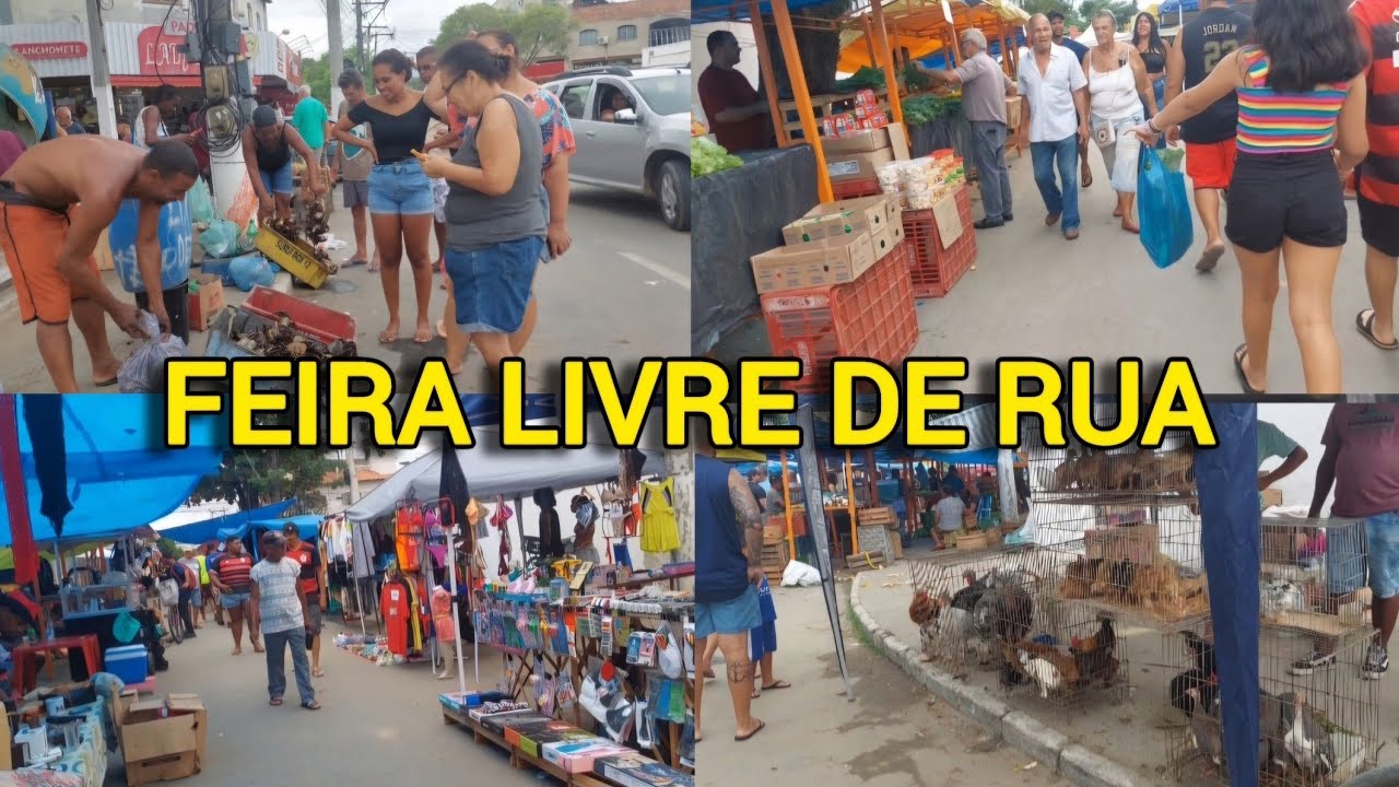 Feira livre de Itaboraí RJ