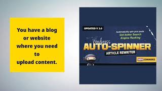 WordPress Auto Spinner: Rewrite Your Articles