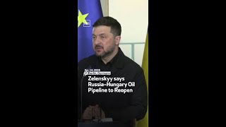 Zelenskyy Says Russiahungary Oil Pipeline To Reopen