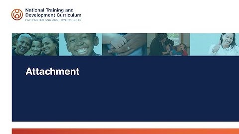 NTDC Classroom: Attachment – Jacob Ham: Secure Attachment (audio description)